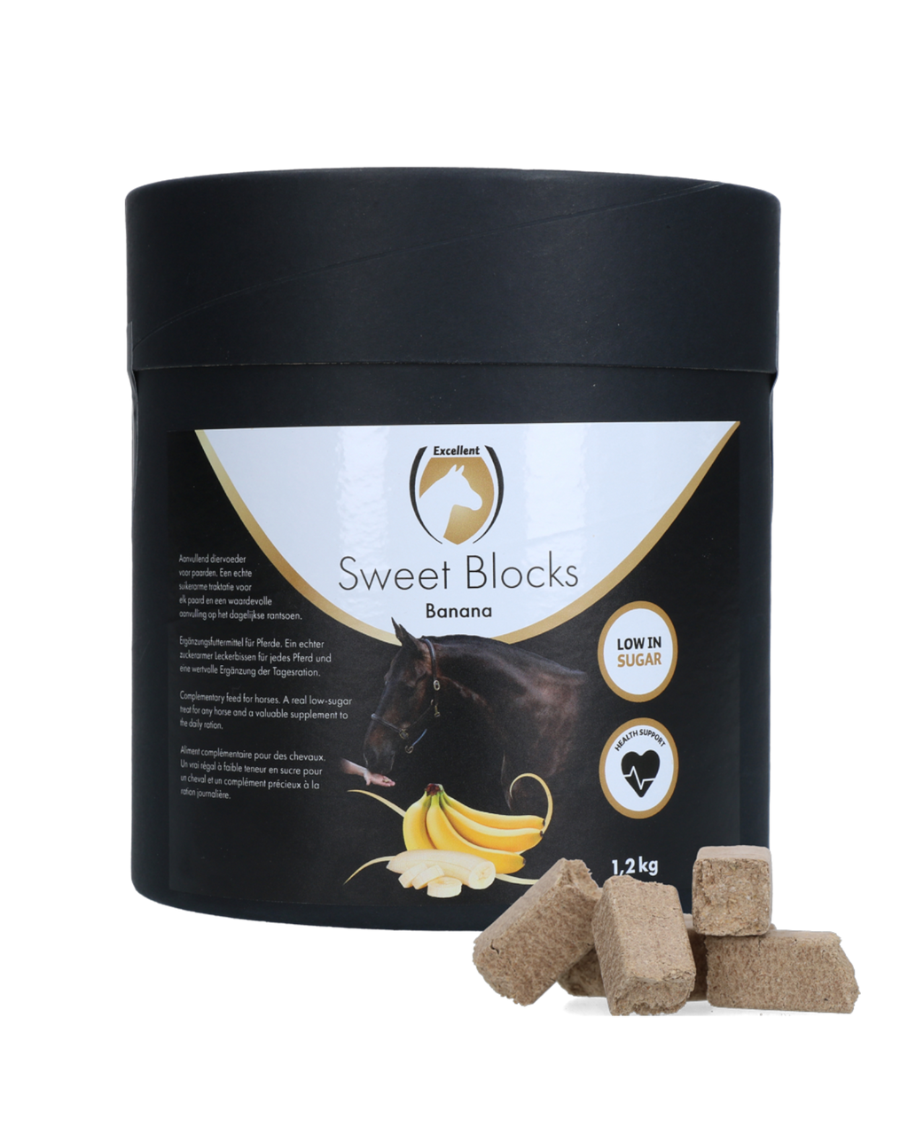 Excellent Horse Sweet Blocks Banana smaczki dla konia bananowe