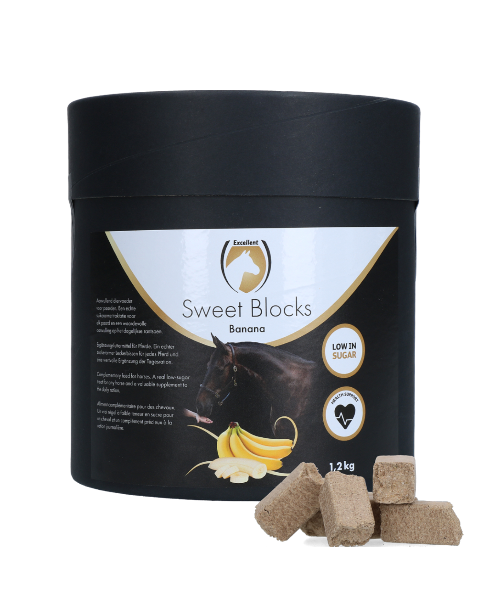 Excellent Horse Sweet Blocks Banana smaczki dla konia bananowe