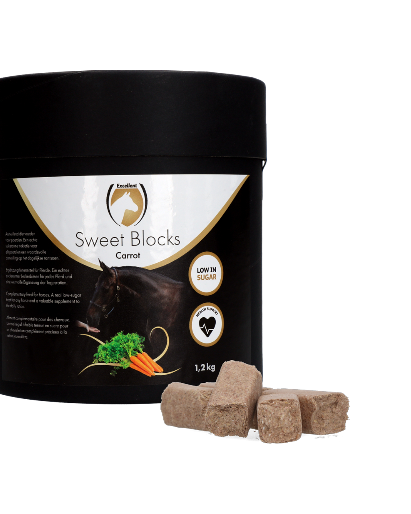 Excellent Horse Sweet Blocks Carrot smaczki dla konia marchewkowe