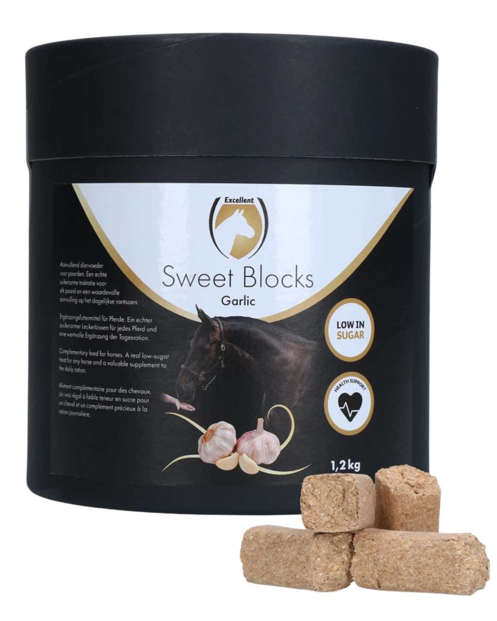 Excellent Horse Sweet Blocks Garlic smaczki dla konia czosnkowe