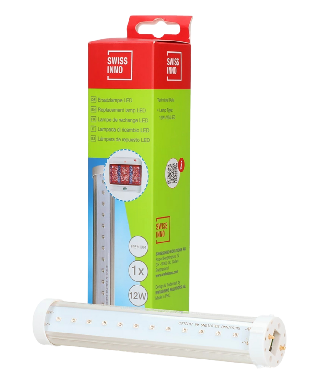 12-W-UV-A-LED-Röhre – Ersatzteil für Insektenvernichter 24 W