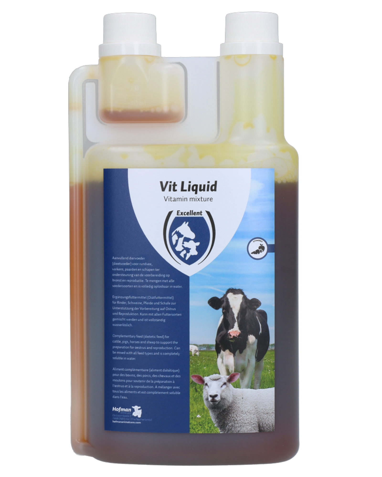 Excellent Vit Liquid 1 l – płynne multiwitaminy dla koni i zwierząt