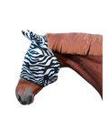 Covalliero Zebra Insekten- und Fliegenmaske für Pferde mit Ohrenschutz – FULL, COB, PONY