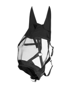 Black halter with insect mask, flies of various sizes
