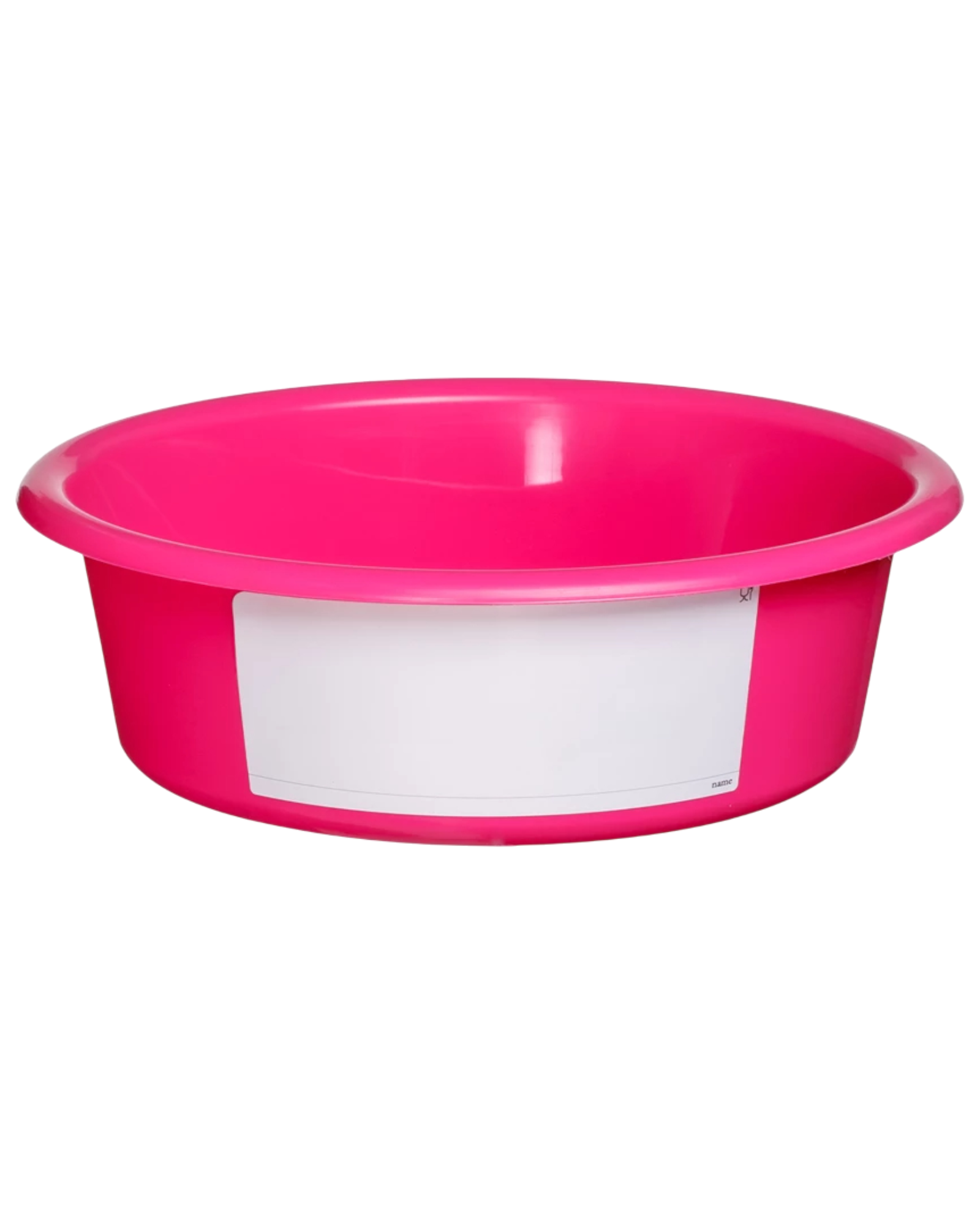 vPlast Futtertrog 6 l – Rosa (mit weißem Etikett)