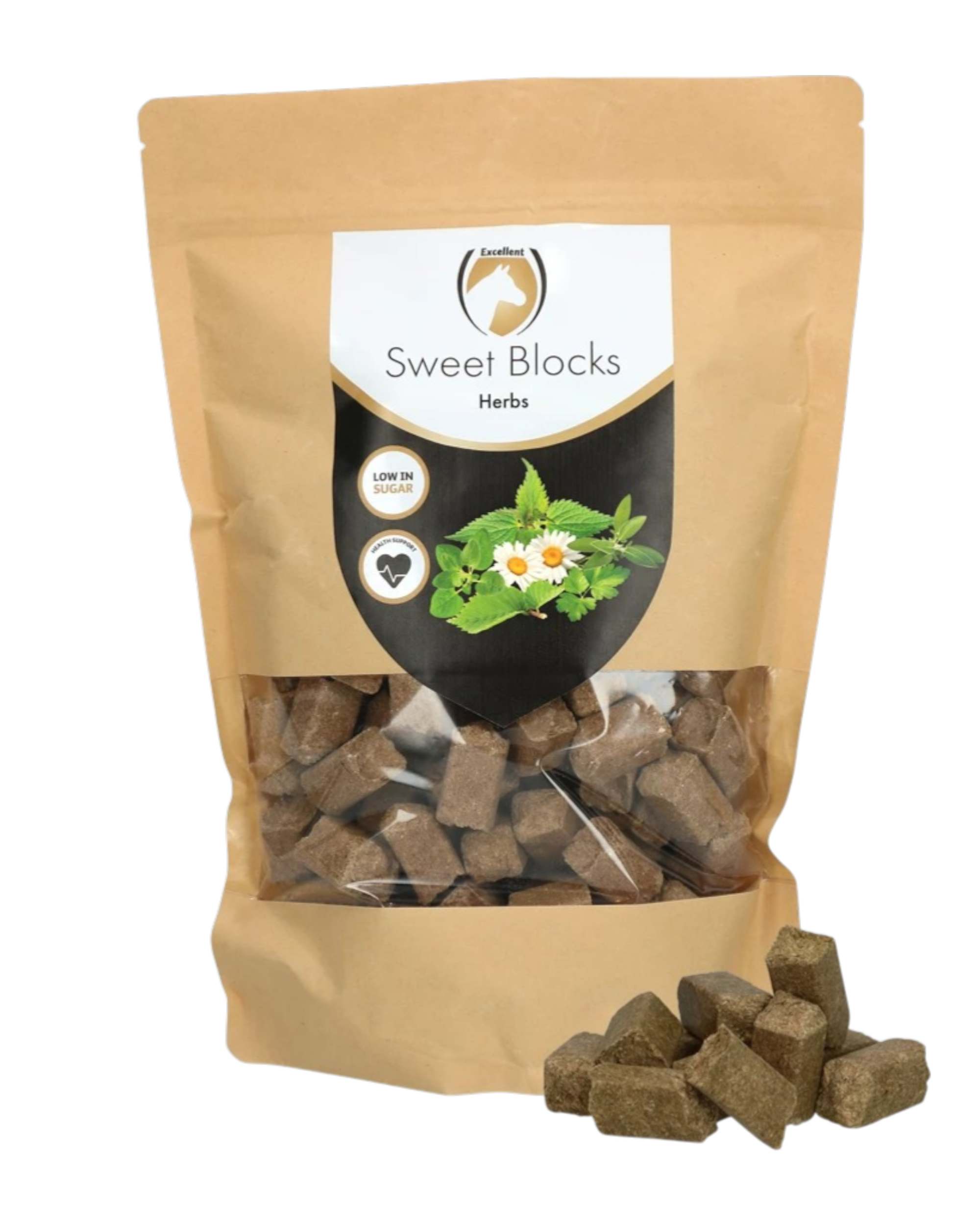 Excellent Horse Sweet Blocks Carrot treats for horses in various flavors
