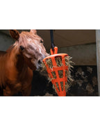 Hay Slow Feeder Fun & Flex Marchewka – Pomarańczowa, Gumowa