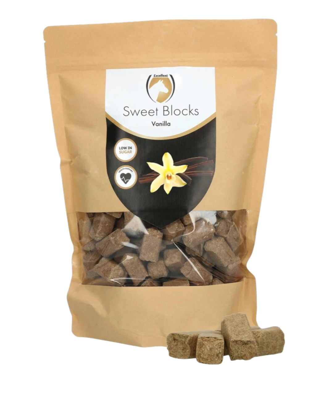 Excellent Horse Sweet Blocks Carrot treats for horses in various flavors