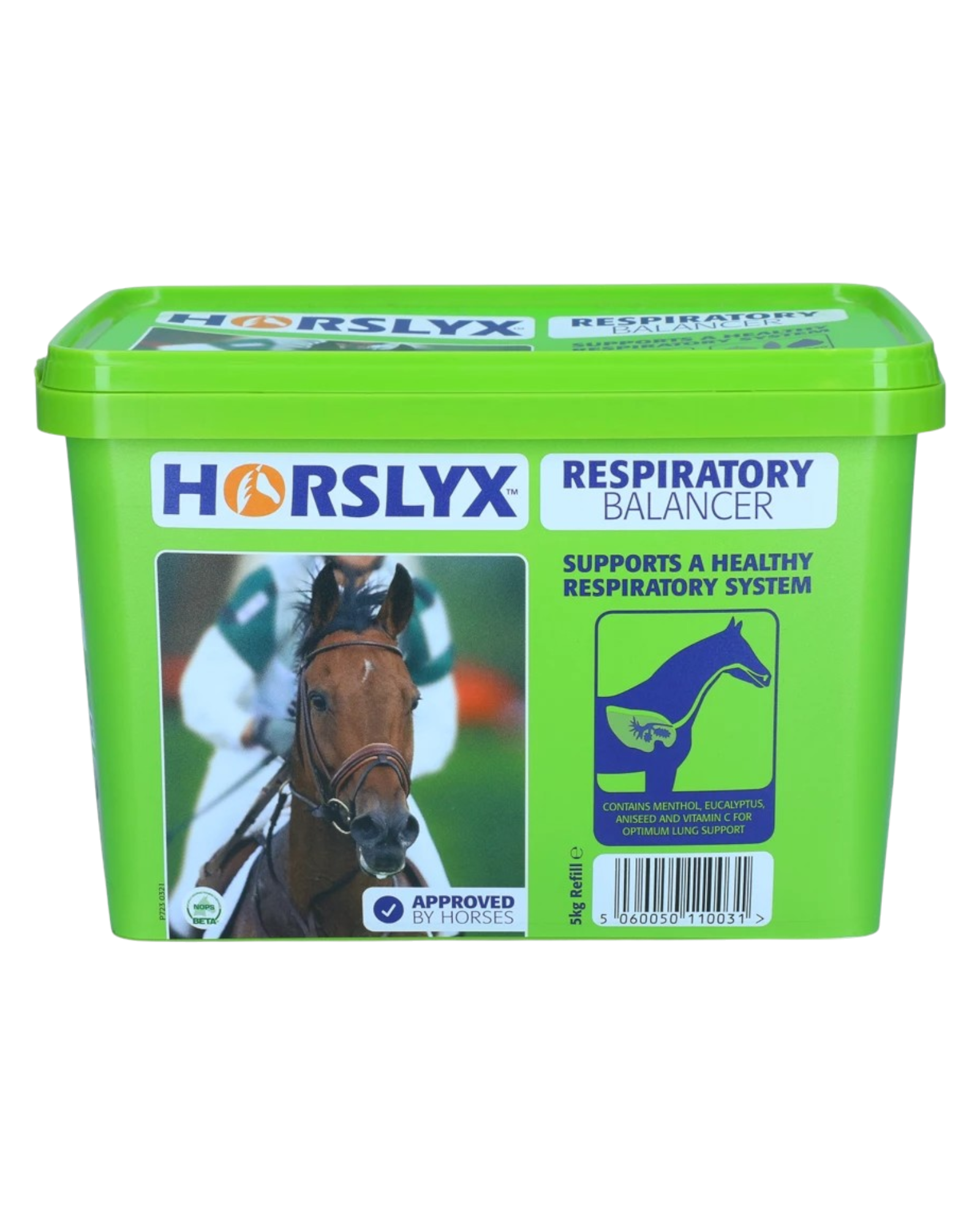 Horslyx Respiratory 5 kg – lizawka wspierająca drogi oddechowe koni