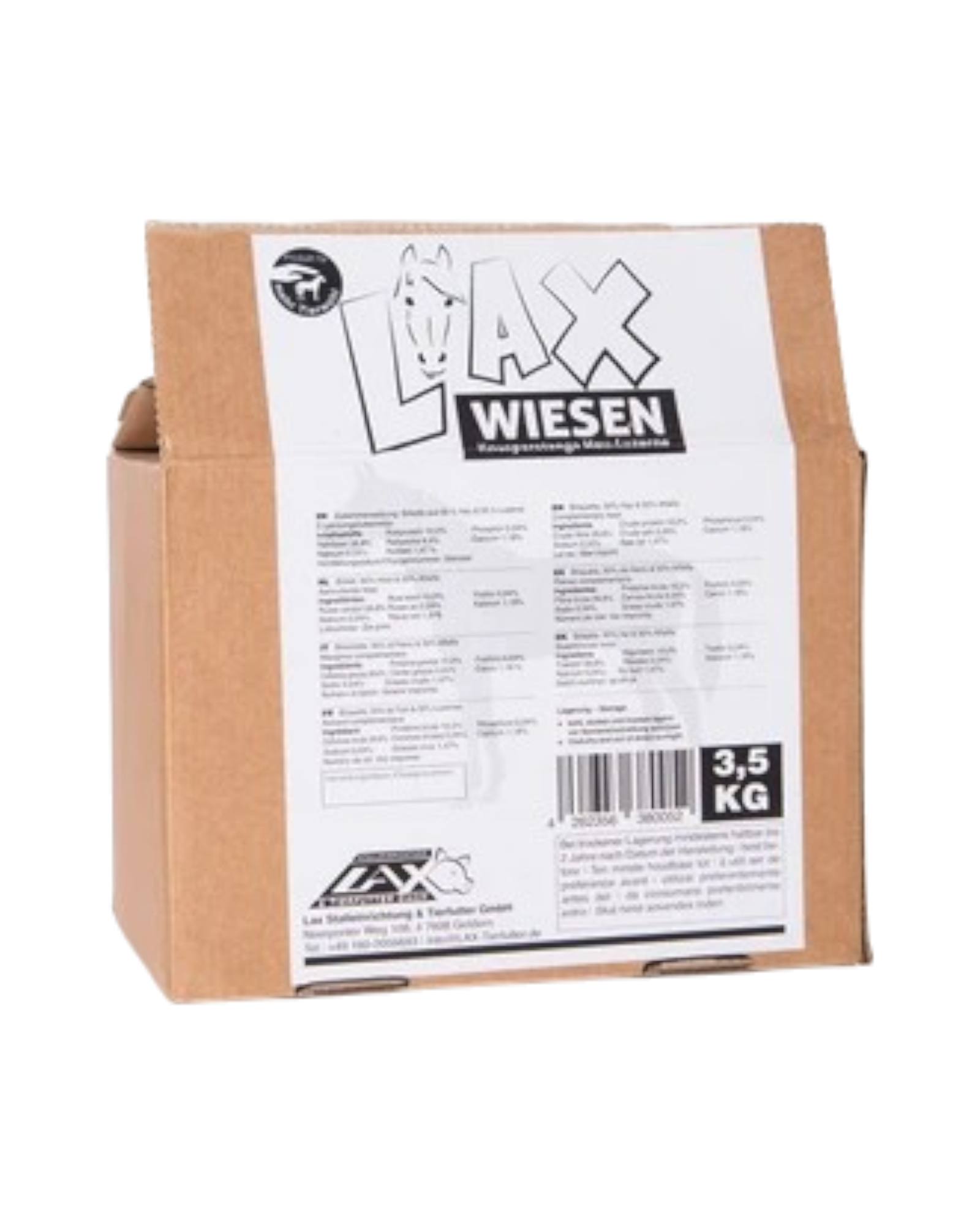 Lax Meadow Nibble Block Lucerne/Hay 3.5 kg – Healthy nibble blocks for horses (4 pcs)