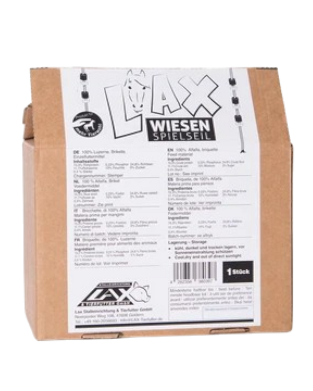 Lax Lucerne on Rope with Wood Disks – Healthy Lucerne on Rope for Horses