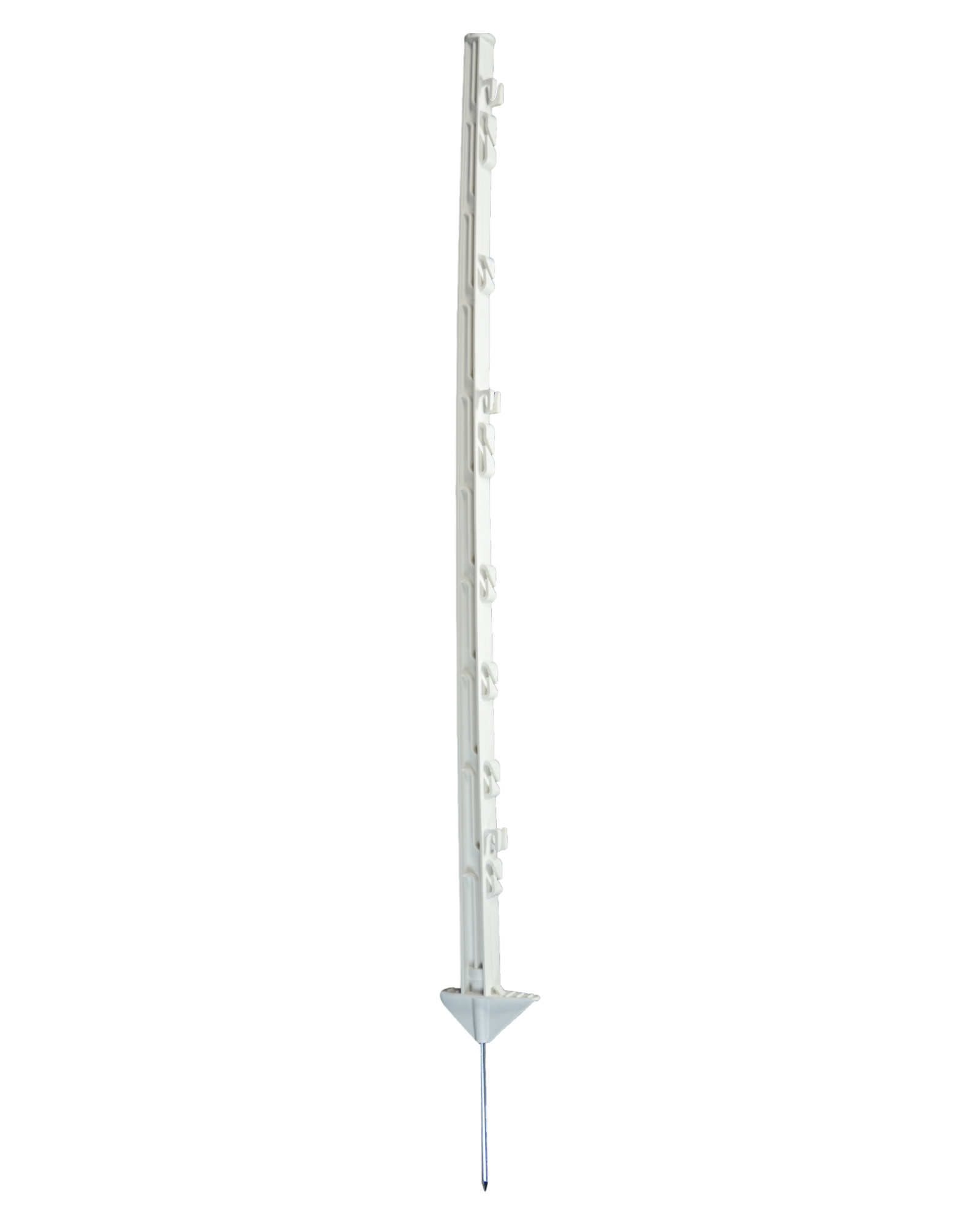 ZoneGuard Plastic Post 105 cm White – Wytrzymały słupek do ogrodzeń elektrycznych