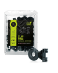 ZoneGuard Clip-Ring-Isolator – Einrastbarer Isolator für Federpfosten (25 Stück)