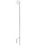 Stahlpfosten mit isolierender Öse („Pigtail“) 110 cm/10 Stück – grüne Isolierung