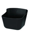 Ecknapf für Futter und Wasser, 15 l – schwarz, Kunststoff