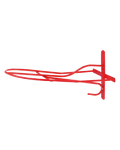 Sattelhalter aus Metall, 54 cm – Rot, Englischer Stil