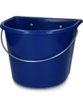 vPlast Tragbarer Trog 15 l mit Haken und Griffen – Marineblau