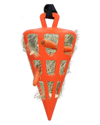 Hay Slow Feeder Fun & Flex Marchewka – Pomarańczowa, Gumowa