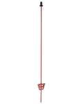 Stahlpfosten mit Isolierung „Piggy“ 105 cm/10 Stück - Für Weidezäune