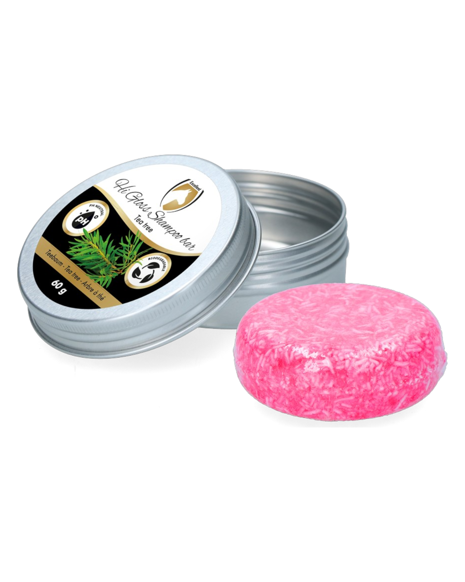 Excellent Horse Hi Gloss Shampoo Bar Tea Tree 60g – Szampon w kostce dla koni