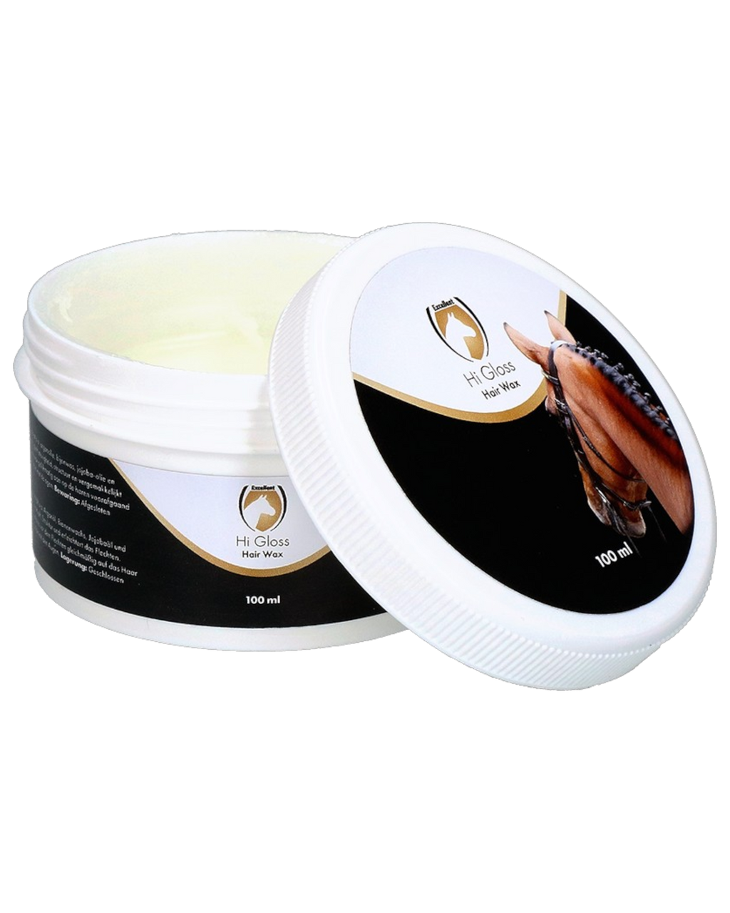 Excellent Horse Hi Gloss Hair Wax 100ml – Manen- en staartwax voor paarden