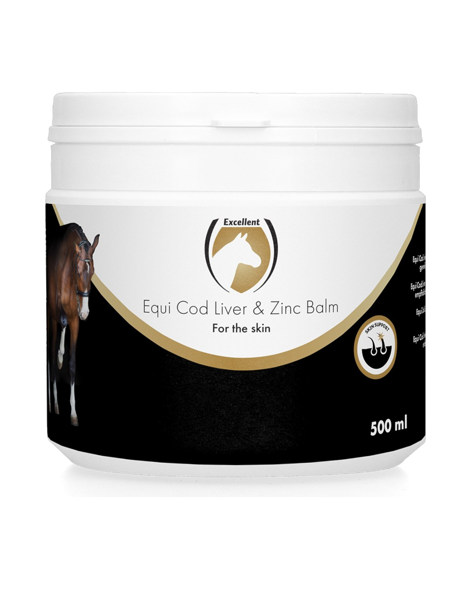 Excellent Horse Cod Liver &amp; Zinc Balm 500 ml ointment for the care of abrasions, cuts and irritations