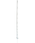 ZoneGuard Kunststoffpfosten 150 cm/10 Stück Weiß – Kunststoffpfosten für Elektrozäune