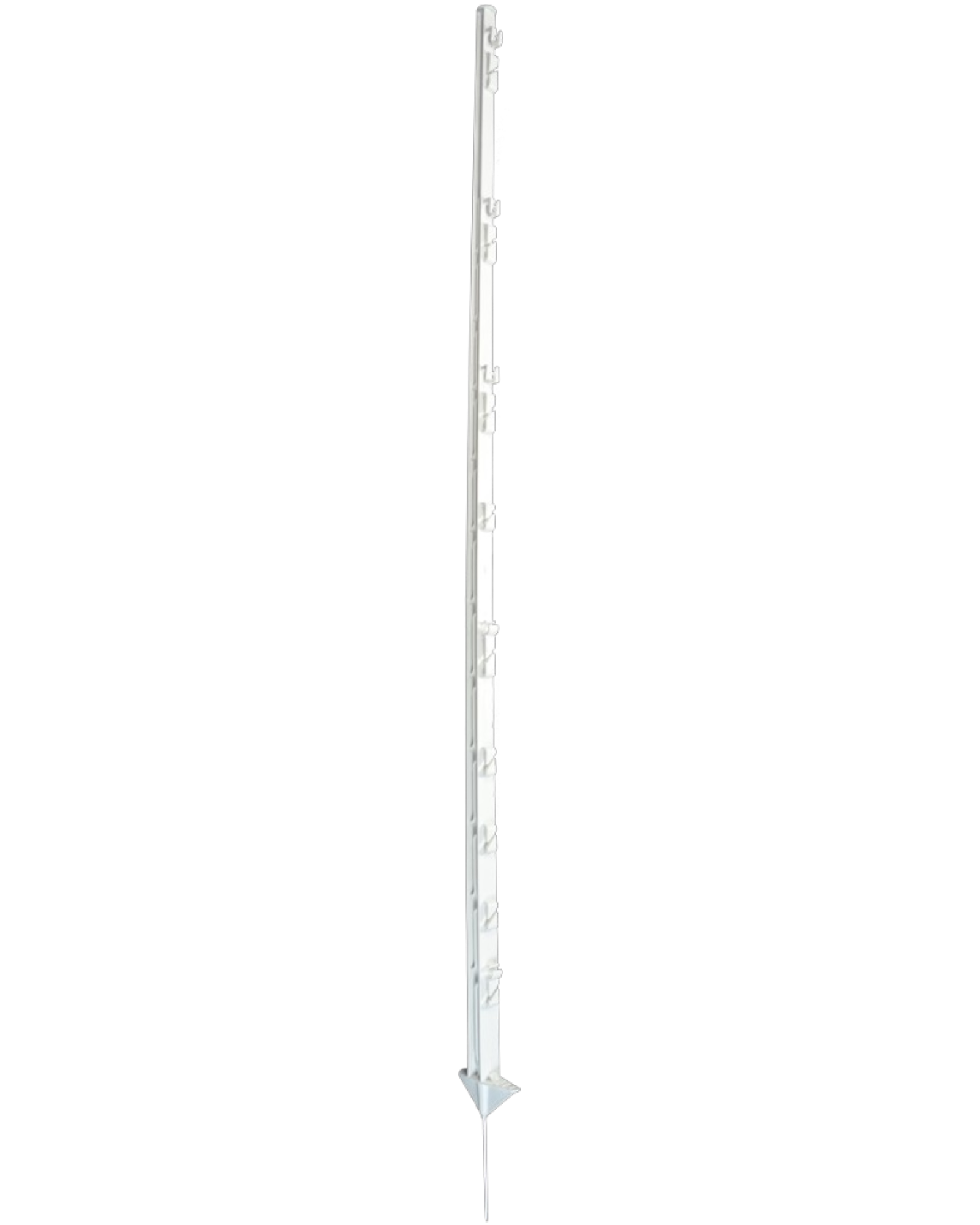 ZoneGuard Plastic Post 150 cm White – Słupek plastikowy do ogrodzeń elektrycznych
