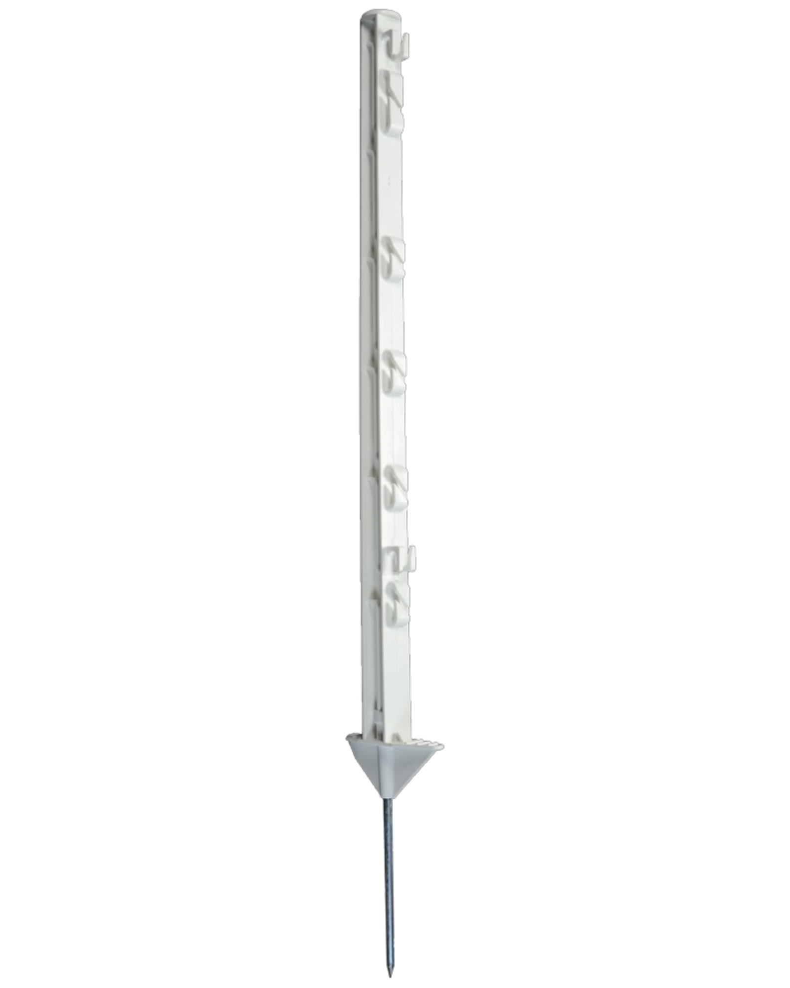 ZoneGuard Plastic Post 75 cm White – Słupek plastikowy do ogrodzeń elektrycznych