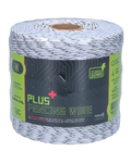 ZoneGuard 3mm Plus Zaun-Draht 400m – Schwarzer und weißer Zaun-Draht
