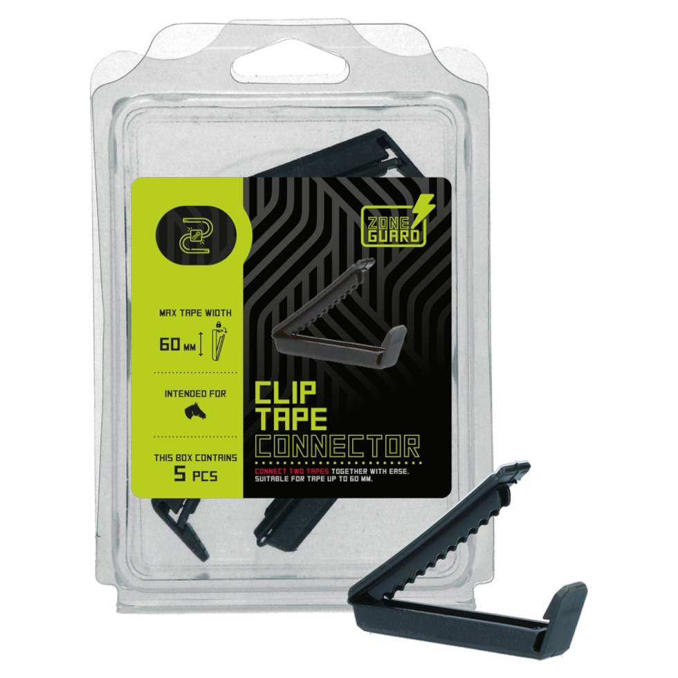ZoneGuard Tape Connector 60mm – Łącznik taśmy ogrodzeniowej (5 szt.)