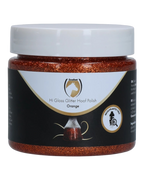Excellent Horse Hi Gloss Glitter Hoof Polish Orange 150ml – Pomarańczowy lakier z brokatem do kopyt