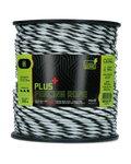 ZoneGuard Plus Zaunseil 6 mm Schwarz & Weiß 200 m – TURBO Zaunseil
