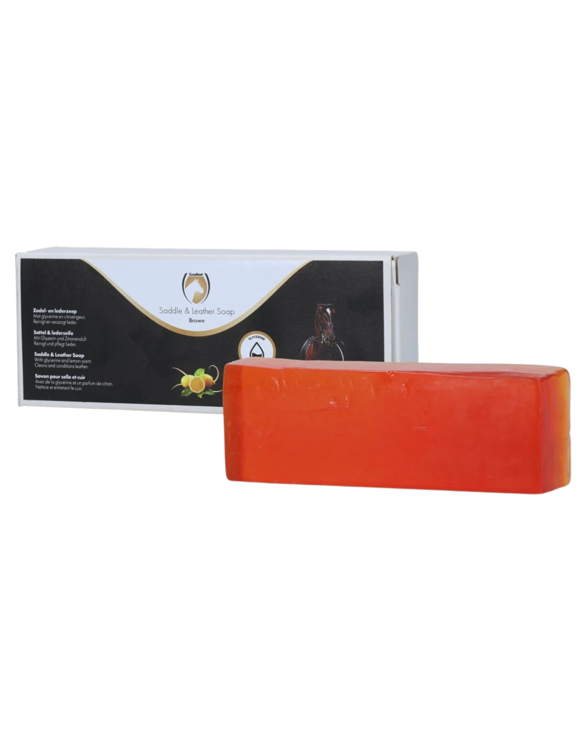 Excellent Horse - Saddle Soap Bar Lemon – mydło do skóry i siodeł z gliceryną 280 g