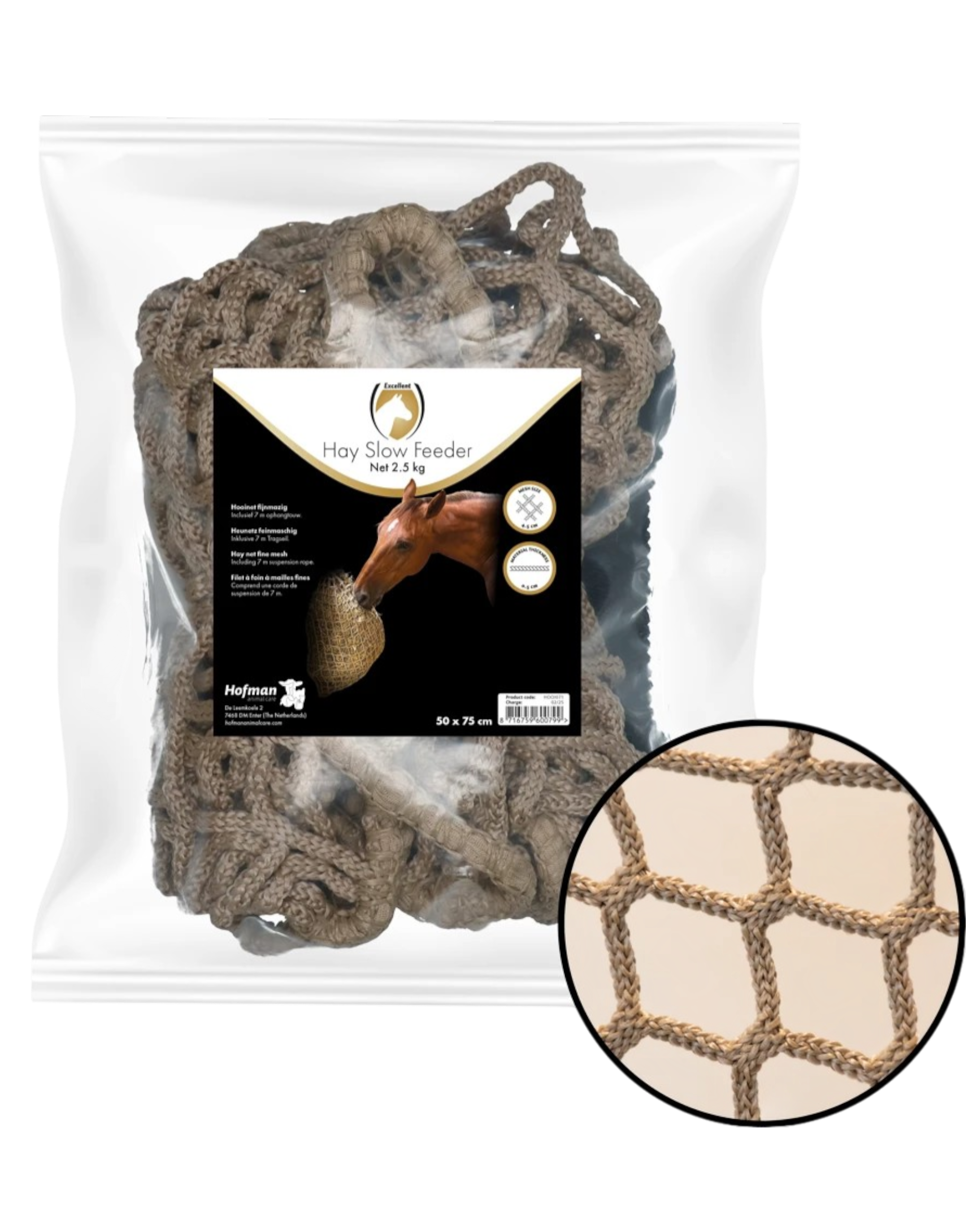 Excellent Horse - Hooi Slow Feeder 2,5 kg – Hooinet 45 mm