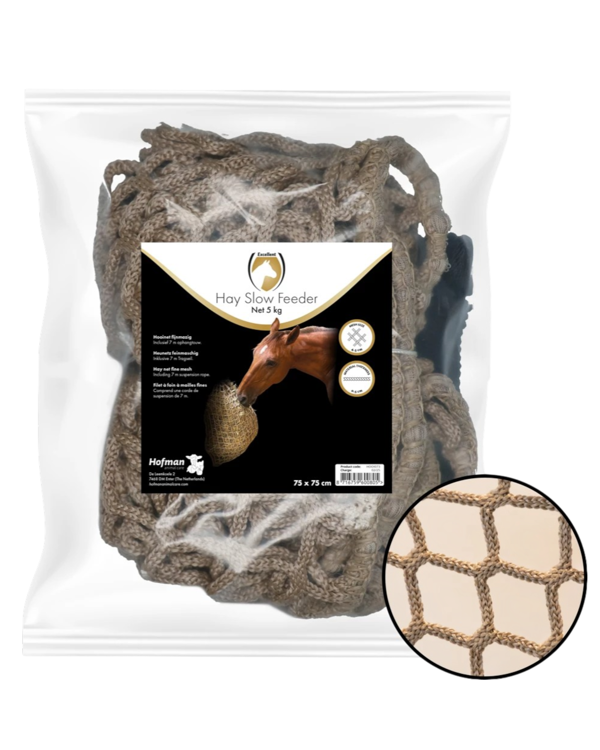 Excellent Horse - Hooi Slow Feeder 5 kg – Hooinet 45 mm