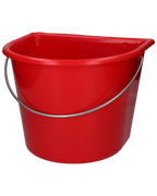 Ergonomic 15L flat-sided bucket – comfortable and durable