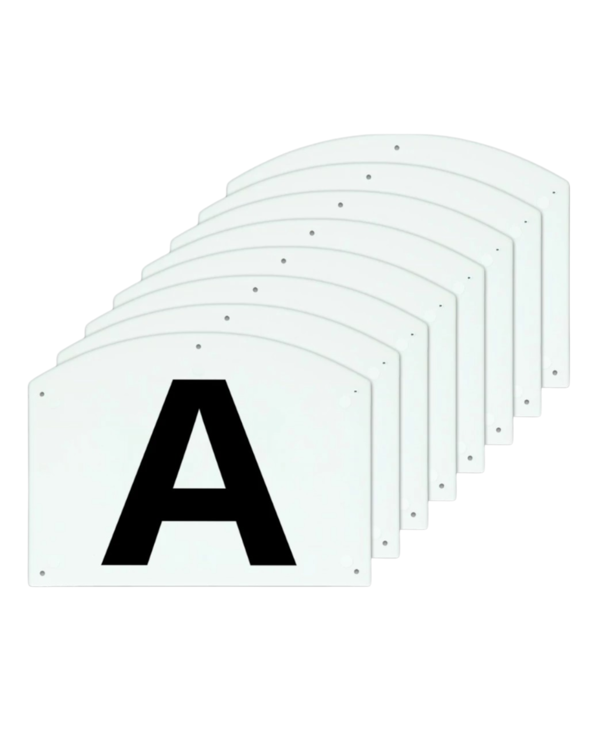 Dressage markers 30×20 cm – set of letters