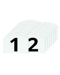 Springreiten – Zahlen und Buchstaben für Hindernisse 1–15 + A–C