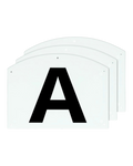 Springreitbuchstaben – ein Buchstabensatz A-C für Hindernisse