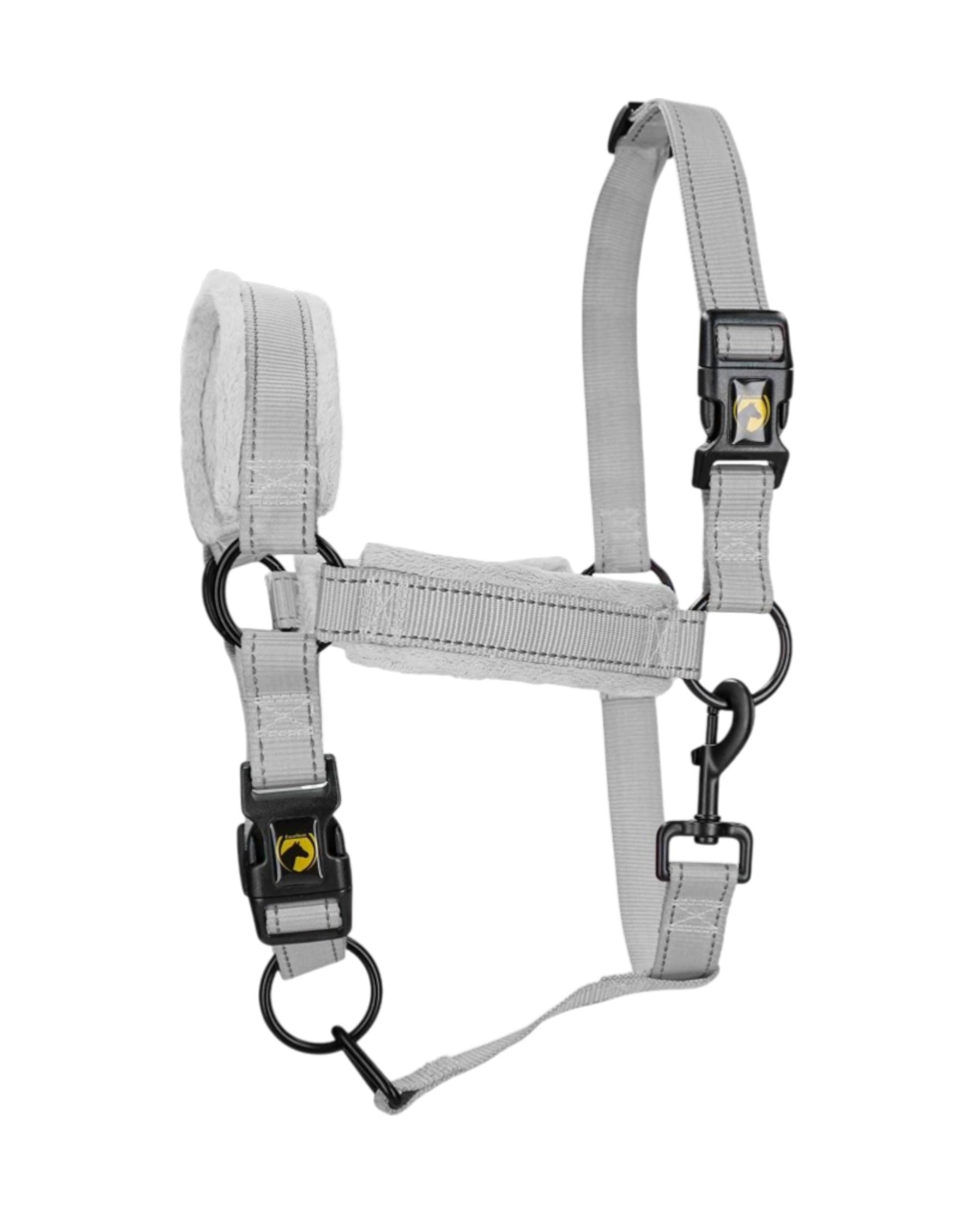 Excellent Horse Superior Grey Halster – zacht + reflecterend